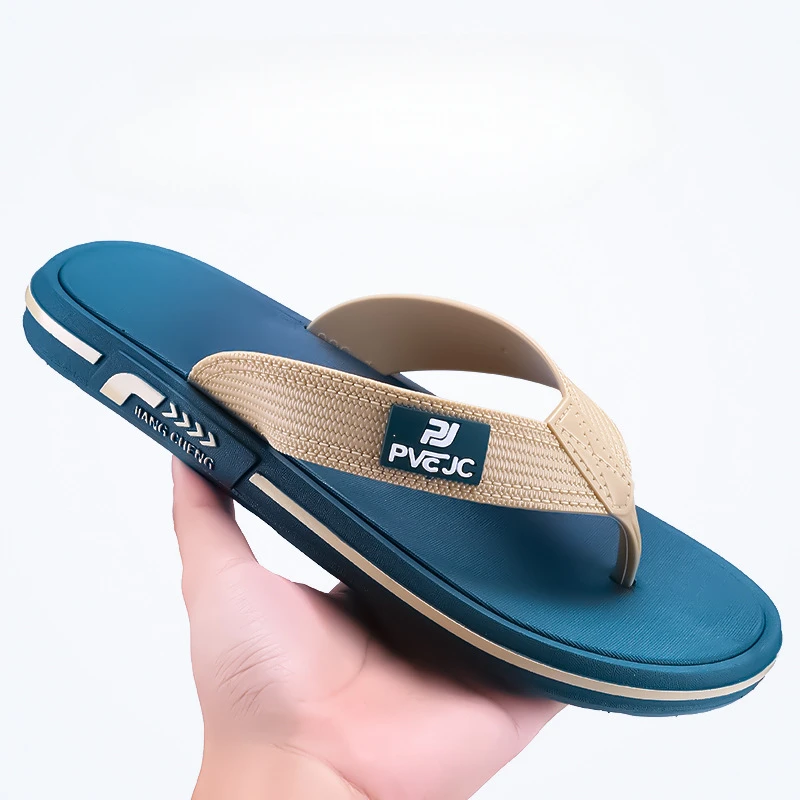 

Мужские шлепанцы, модные летние уличные нескользящие мужские тапочки, спортивные стринги - стиль и износостойкие пляжные тапочки