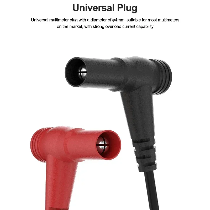 Cavi di prova per multimetro sostituibili SUNSHINE SS-024B in acciaio inossidabile compatibili con 99% multimetri con più aghi