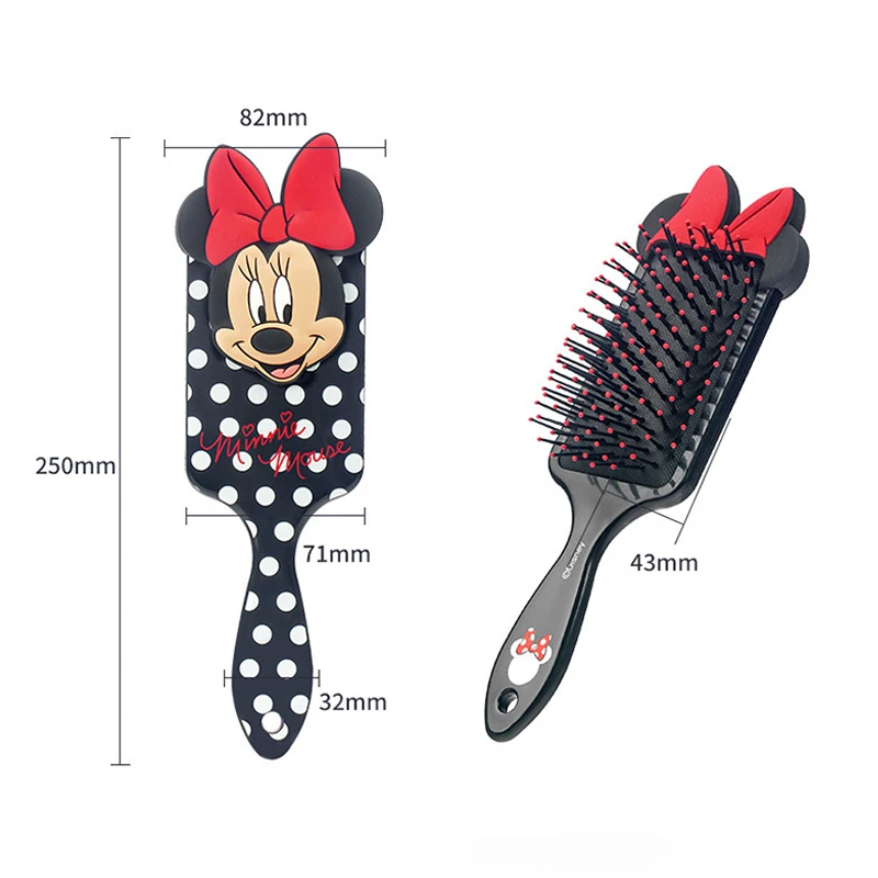 Disney Mickey Minnie Air Cushion Massage Combs Stitch Cartoon Anime Figures ChildrenComb Hair Brush Hairdressing Tool Kids Gift