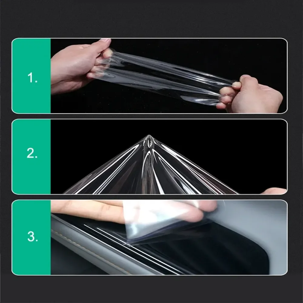 For Toyota Camry 2023 8 Inch Screen TPU Car Accessories Transparent Protect Film Car Interior Sticker Gear Navigator Door Panel - Image 4