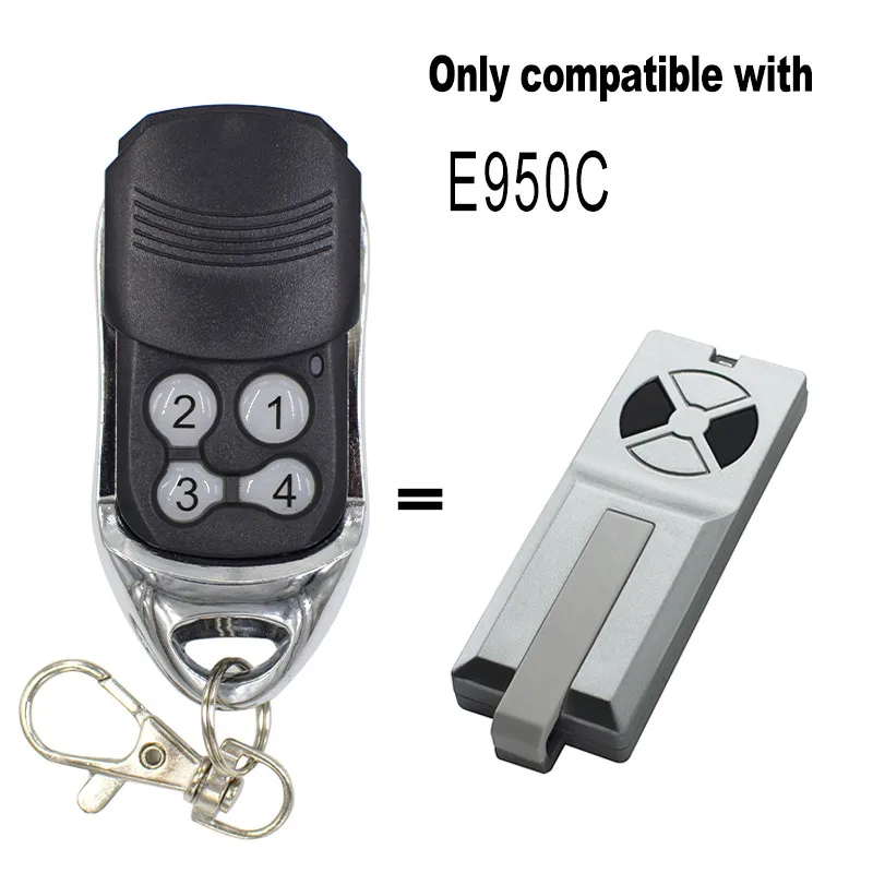 433MHz Rolling Code For E950C Gate Command Garage Transmitter Door Remote Control Replacement