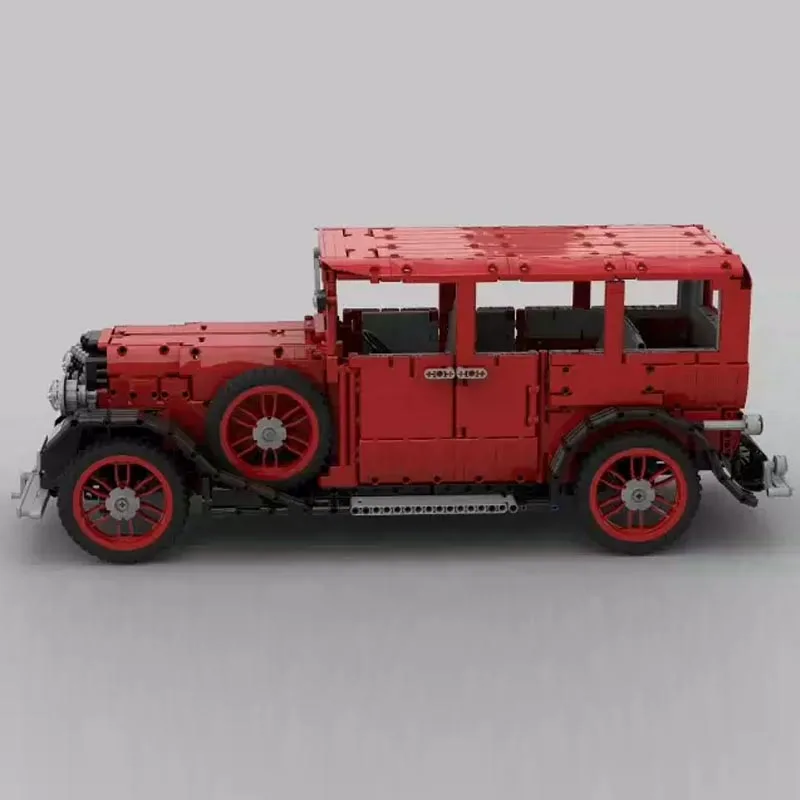 Décennie s de construction de voiture vintage pour enfants, jouets de voiture de sport télécommandés, briques techniques longues, cadeaux d'anniversaire, nouveau MOC, échelle 1:8, 659