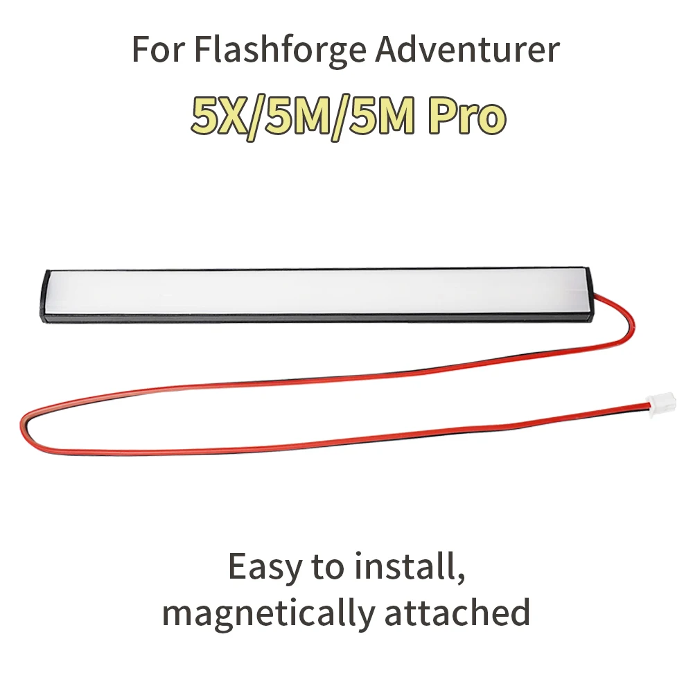 

LED Lights Strip For Flashforge Adventurer 5X/5M/5M Pro Led Light Strip Ra95 Fill light 24V Super Bright 3D Printer Accessories