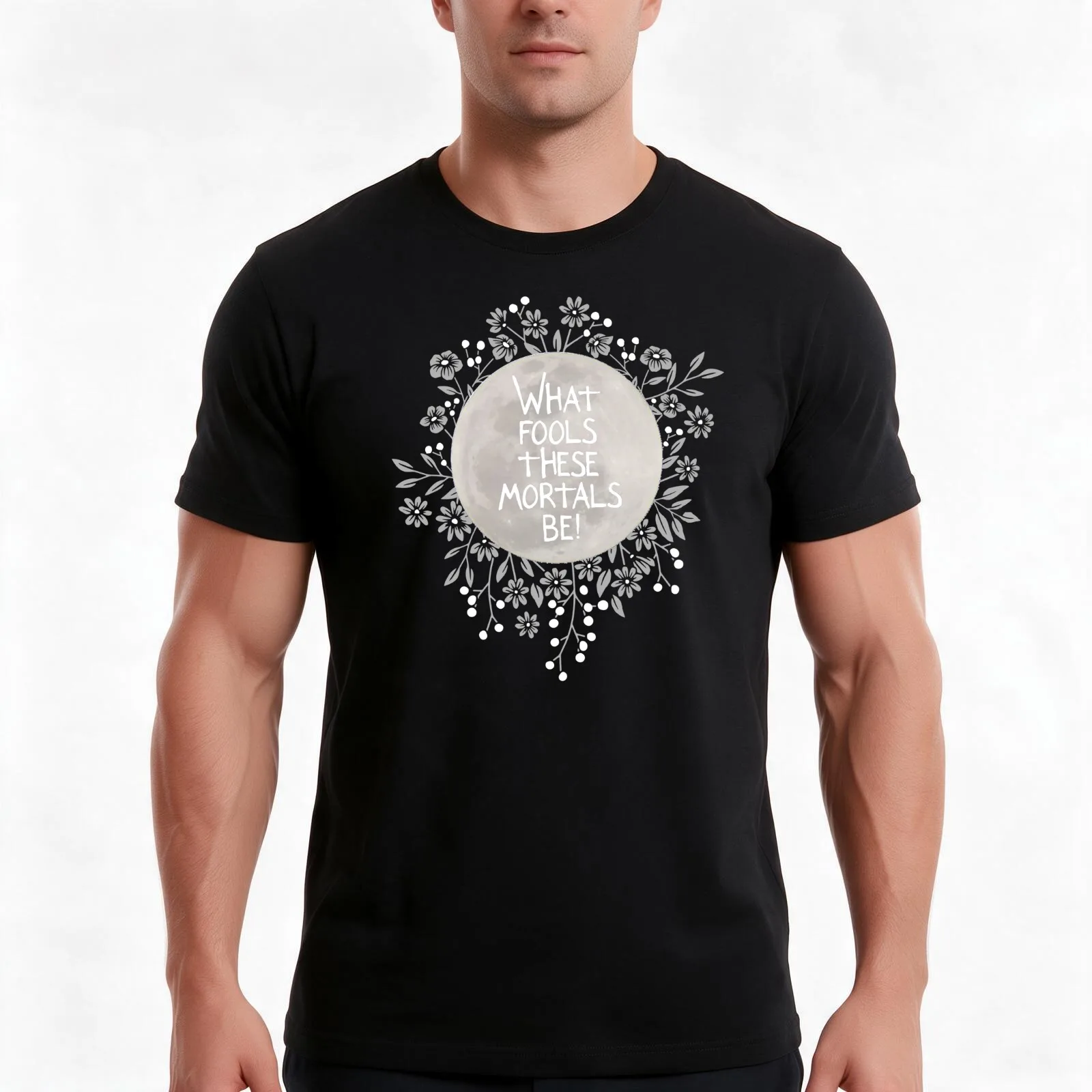Shakespeare A Midsummer Night's Dream What Fools T-Shirt Summer Casual Cotton Tee Oversized Streetwear Tops Unisex Men Women