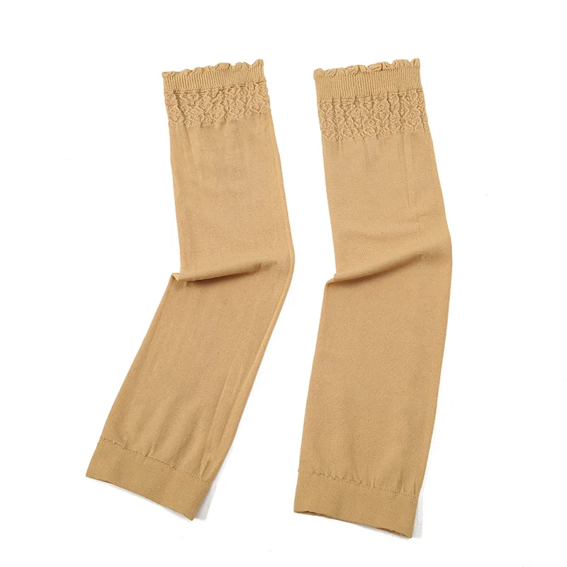 كم سفلي بحافة فطرية بلون سادة عربي جديد، أكمام بوليستر واقية من الشمس للربيع والصيف للنساء #3