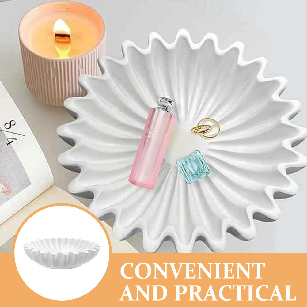 

Decorative Bowl White Container Bowls for Living Room Fruit Jewelry Storage Organizer Home Decor Home Decor Vase