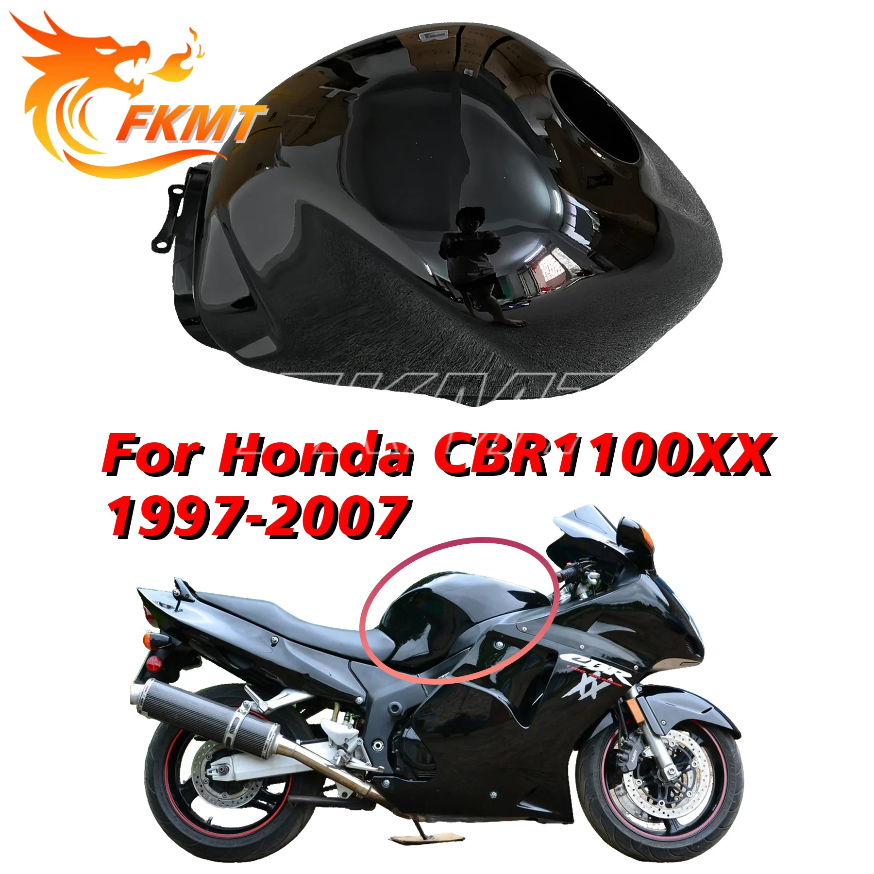 

New CBR1100XX Motorcycle Accessories Tank Oil Fuel Gas Protection Cover Fairing Fit For Honda CBR1100XX 1997-2007