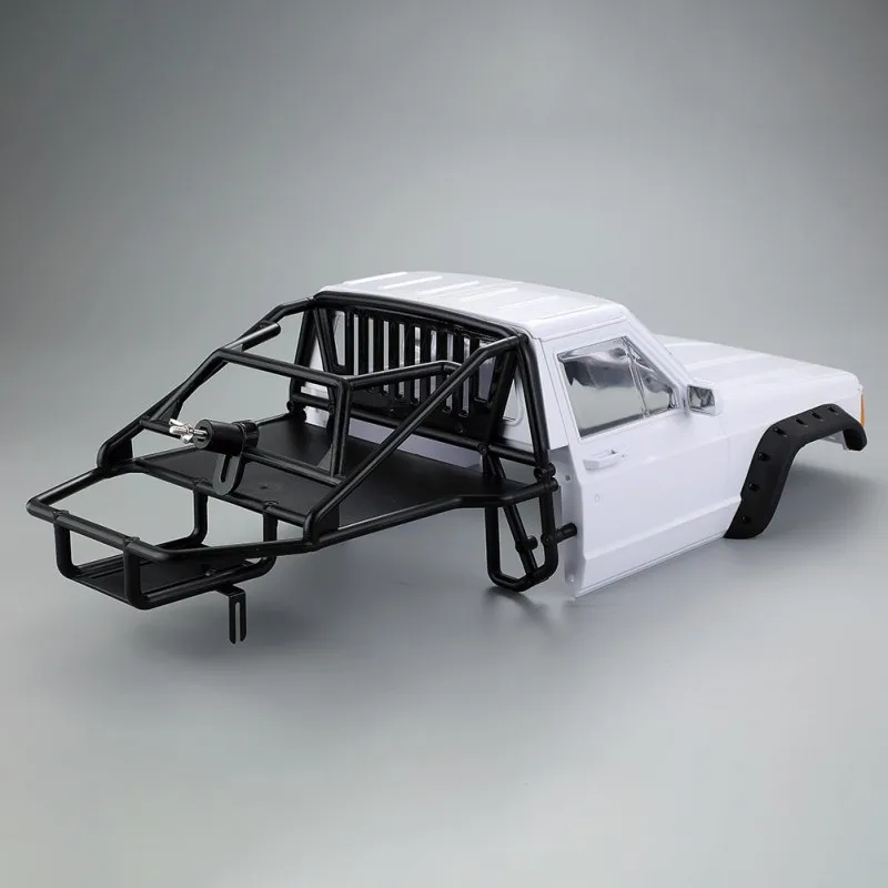 RC Car Body Cab & Back-Half Cage For 1/10 RC Crawler Traxxas TRX4 Cherokee Axial SCX10 90046 Redcat GEN 8 Scout II