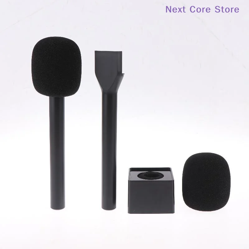 

Wireless Handheld Interview Microphone Adapter With Windshield Foam For Rode Wireless GO II For Mic 1 2