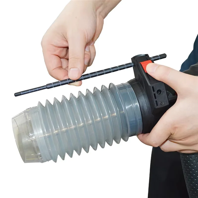 ABDJ-مثقاب مطرقي كهربائي مع غطاء وقرع مجمع الغبار المتكامل، وجهاز جمع الغبار للحفر النظيف