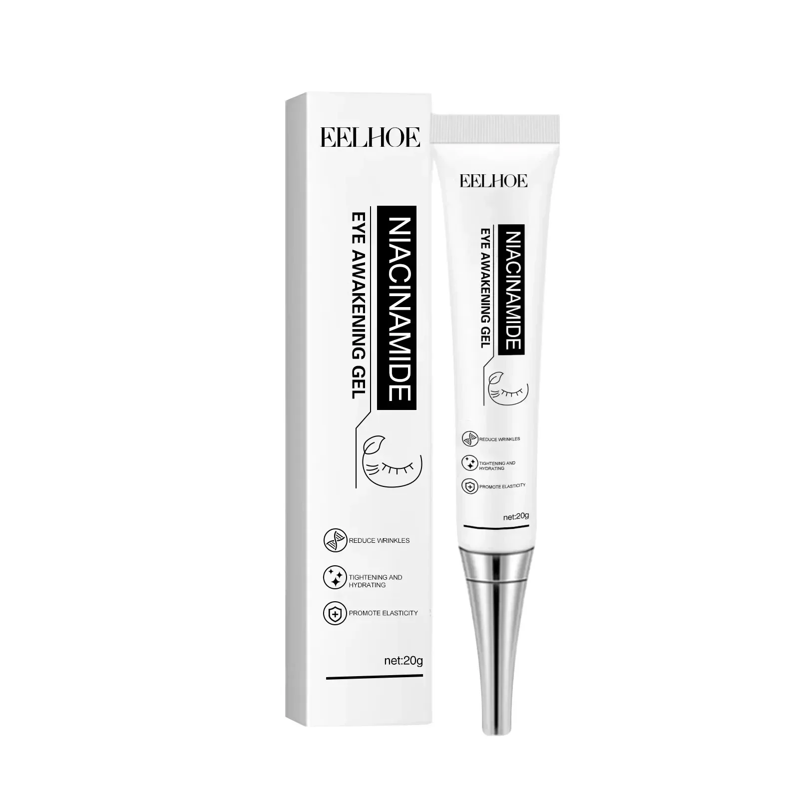 Crème Anti-déformable pour les Yeux, Produit au Collagène, Raffermissant, Estompe la Peau, Ridules, Anti-cernes, Bouffissures, Éclaircissant, Soin Instantané