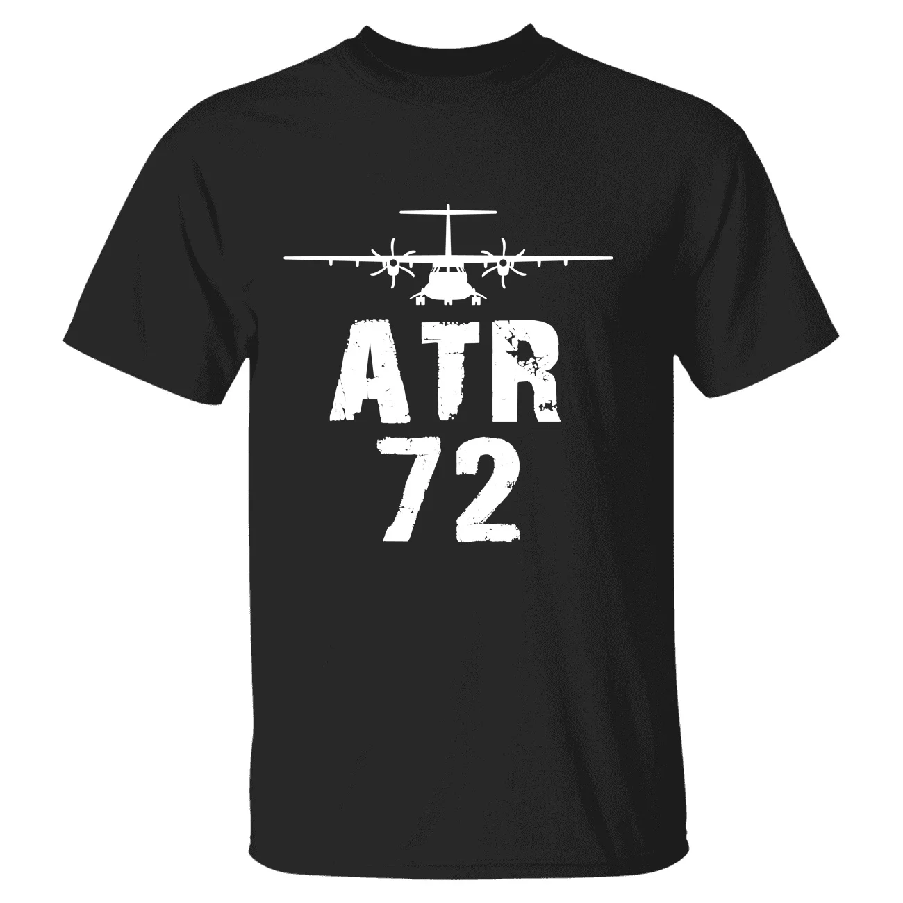 ATR 72 Aviation Flight Pilots Short Sleeve T-shirts Cotton Graphic T Shirts for Men Women Tops Tee