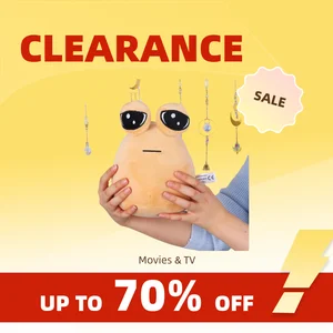 Clearance_22cm/8.6in Pou Plush Cartoon Alien Toy Kawaii Stuffed Animal Doll Hot Game Figure Gifts for Fans_Continuous updates