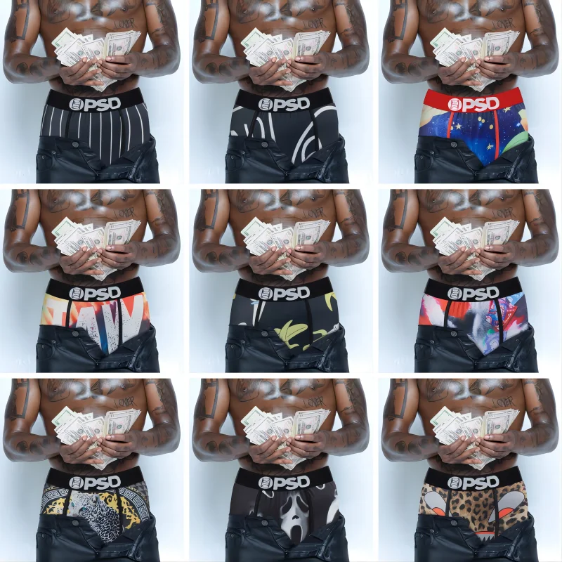 Sexy Men Underwear Boxers Breathable Mens Boxershorts Men\'s Panties Underpants Plus Size Fashion Print Man Boxers Briefs Trunks