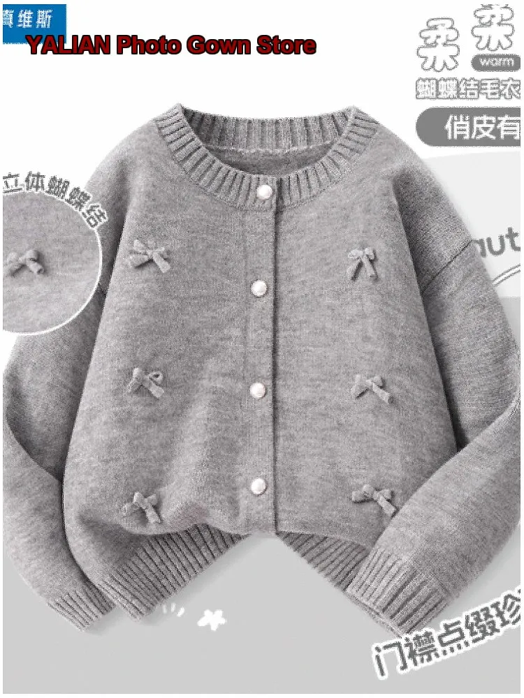 Girls Knit Coat Sports Truevise Style Spring Autumn Long Sleeves Jacket for Older Girls Kids Older Kids