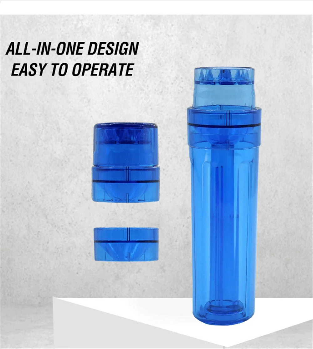 Plastic PC Cigarette Grinder All-in-One Herb Grinder Smoke Filling Set Tobacco Grinder Cigarette Maker Smoking Accessories