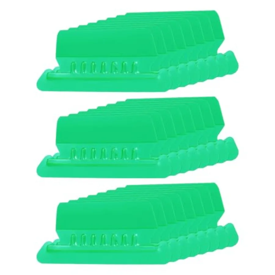 

3 Inch File Folder Tabs 24pcs Hanging File Tabs Plastic Labels Clear Transparent with Inserts for Hanging File Binders Quick Id