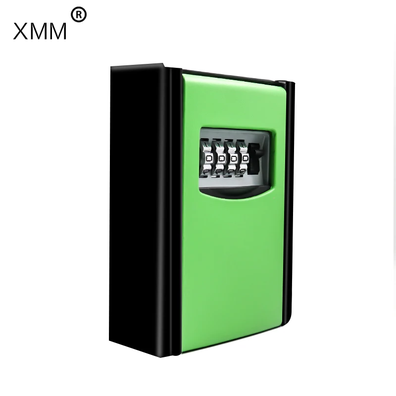 XMM-3002 Outdoor Safe Password Lock Box Wall Mounted Security Coded Lock 4 Digital Password Lock For Key Insurance