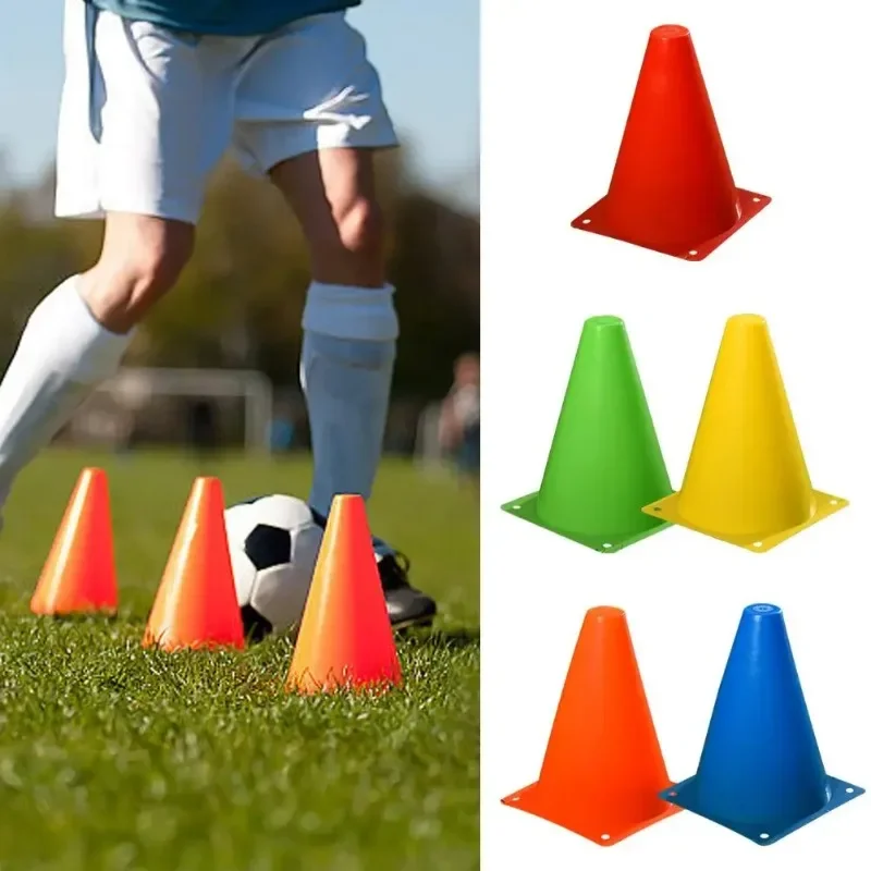 1Pc 18Cm Football Training Cone Obstacle Marker Cone Sports Equipment Soccer Marker Cones Football Marking Training Cones Marker