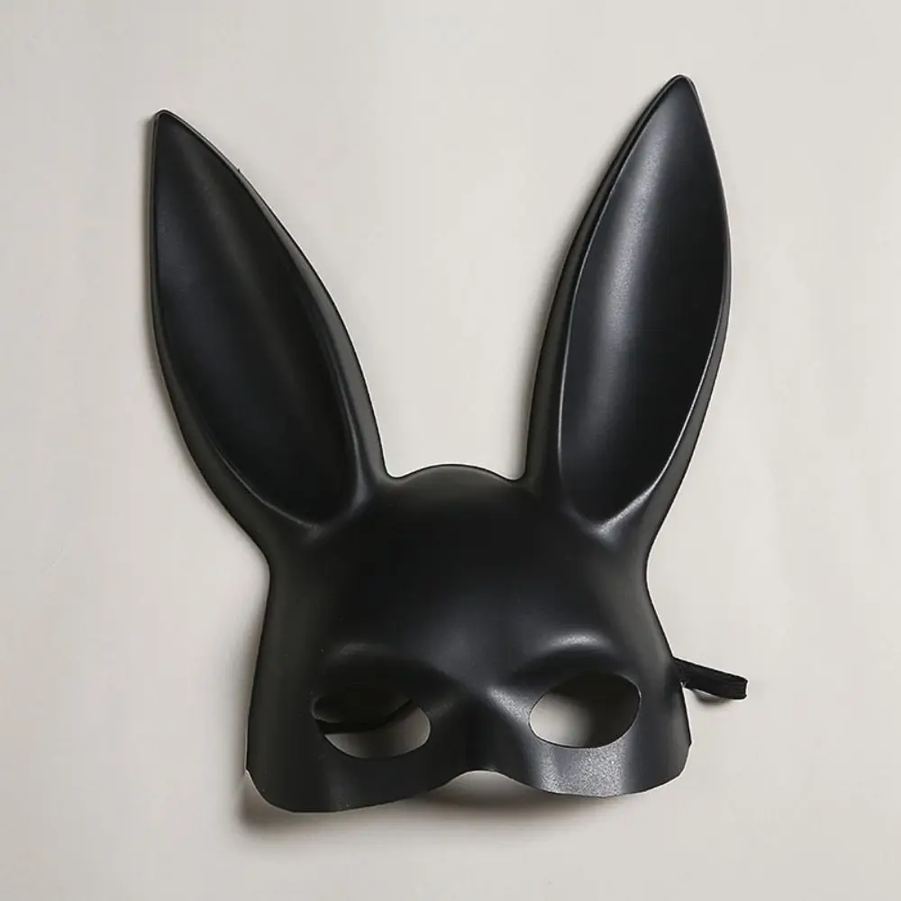 Masque de lapin Anime amusant, oreilles de lapin Sexy, visage longues oreilles, masque de Bondage pour femmes et filles