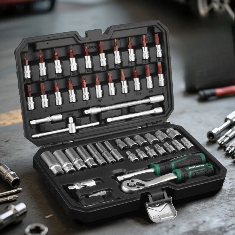 Professional Auto Repair Tool Set Industrial Grade Maintenance Tools Labor-saving Socket Wrench Removal Tool Durable Hand Tools