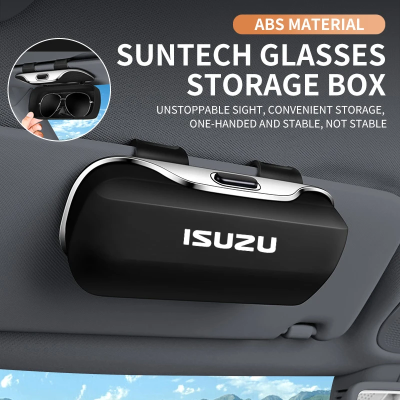

For Isuzu Dmax D'max D Max Npr Truck 4hf1 Trooper Tfr Mu-X N F-Series Elf Aska Accessories Car Visor Sunglasses Car Glasses Case