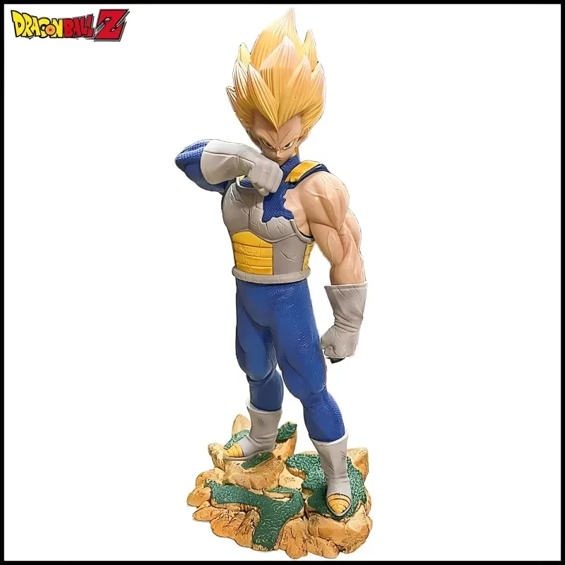 Majin Vegeta figurka Dragon Ball figura Vegeta figurki Anime 28cm Gk Pvc figurki statuy kolekcja świąteczne zabawki modelowe prezenty