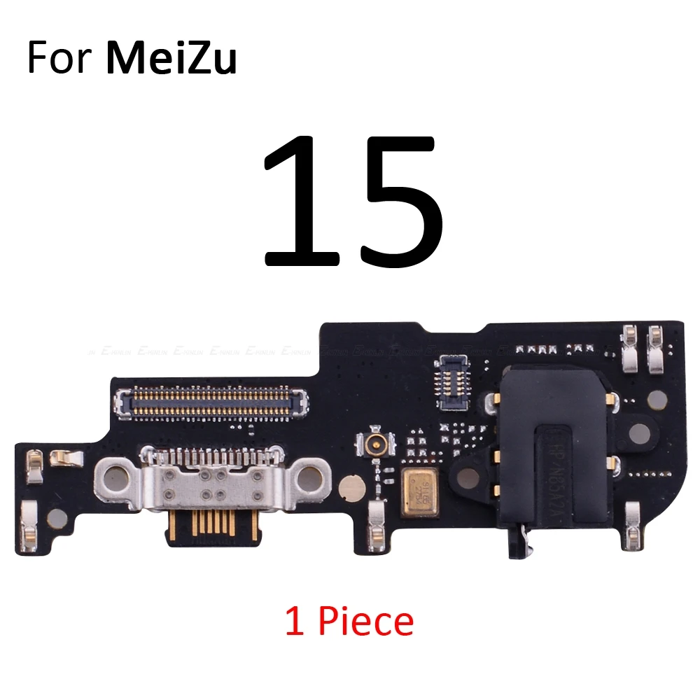 Power Charging Connector Plug Port Dock Board With Mic Microphone Flex Cable For Meizu 16 15 Plus M8 Lite