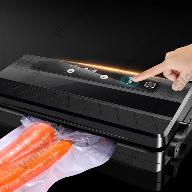 Food Vacuum Sealing Machine Small Household Automatic Vacuum Packaging Commercial Sealing Bag Plastic Sealer For Preservation