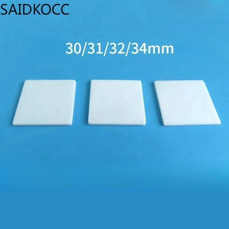 Customized insulation and high-temperature resistant alumina heat dissipation ceramic sheet 31/32mm non porous ceramic substrate