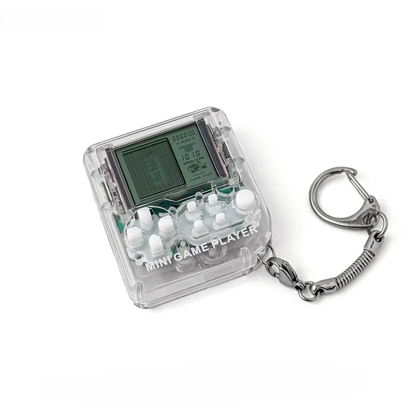 

Mini Arcade Gaming Keychain – Portable Game Player & Cartoon Desk Decor Collectible Toy for Gamers/Offic