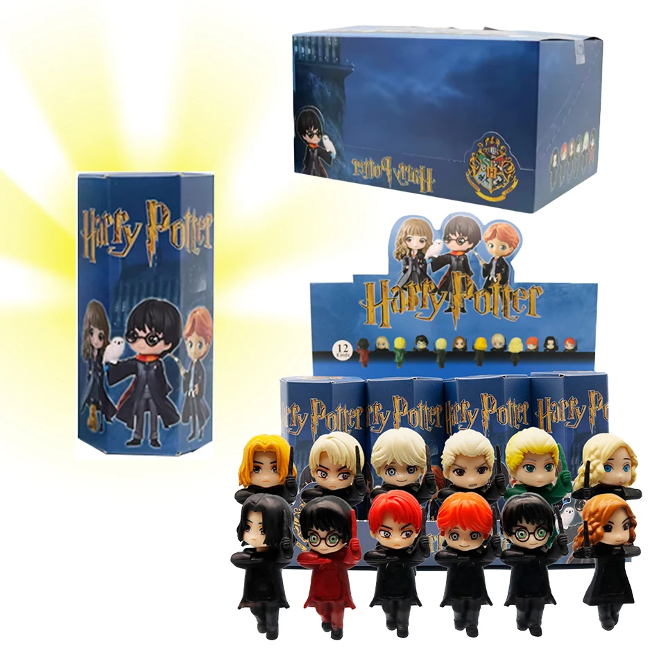 Harry Potter Blind Box Series Anime Cartoon Collection Cute Figures Ornaments Doll Children Christmas Surprise Box Decoration