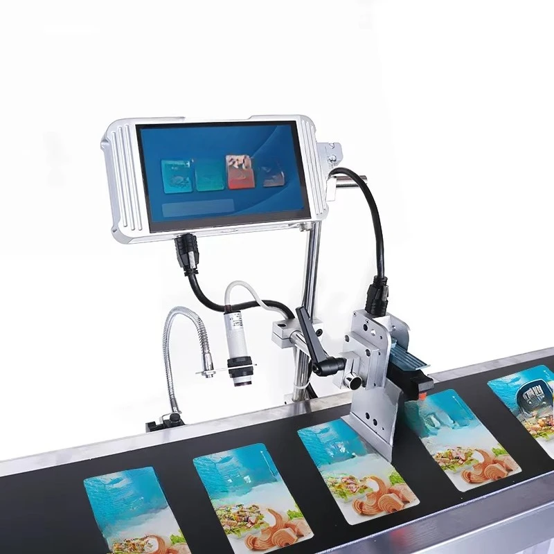 

Fully automatic production date shelf life label marking machine multilingual