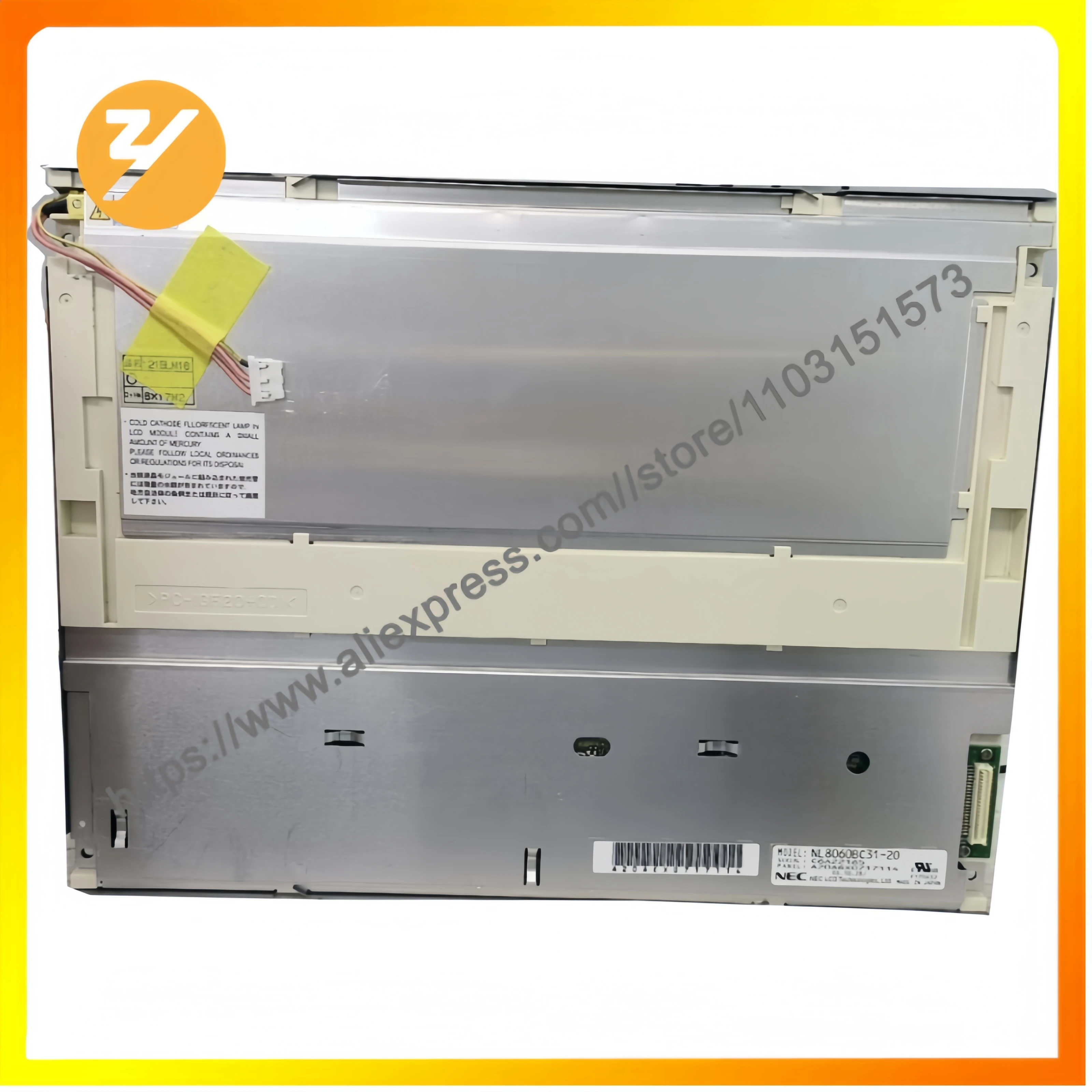 

12.1inch Brand New NL8060BC31-20 In Stock High Quality Fast Shipping Zhiyan Supply