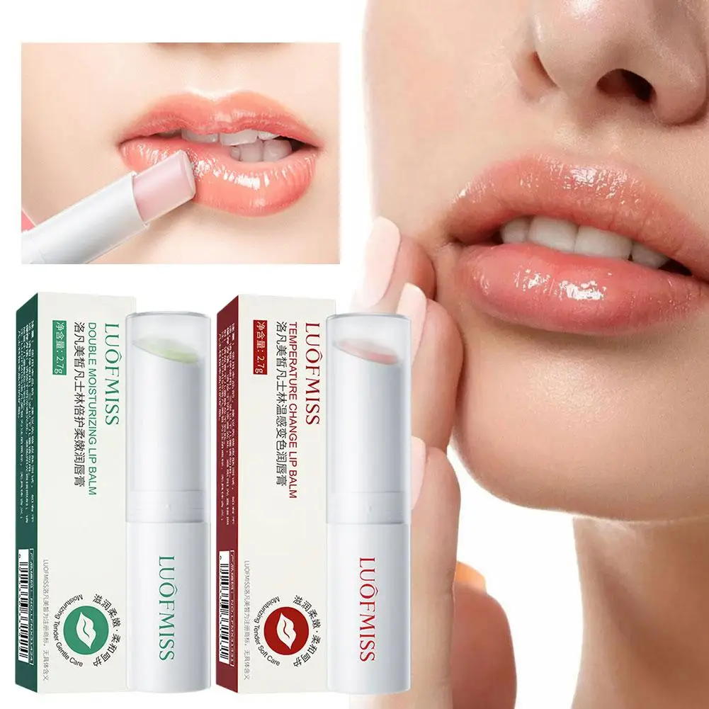 Lápiz labial hidratante, previene grietas secas, desvanece las líneas de los labios, cuidado de los labios, Base coreana, protege los cosméticos Q9x2