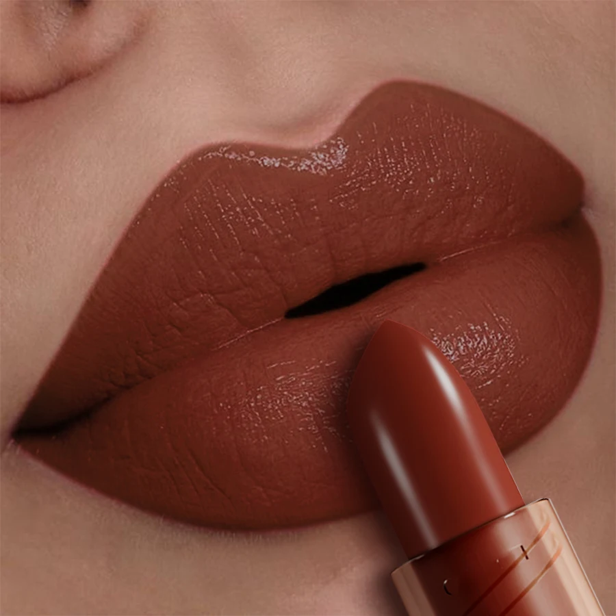 1PC sexy rossetto rosso impermeabile velluto naturale opaco liscio rossetto ad alta pigmentazione trucco coreano smalto per labbra donna cosmetico