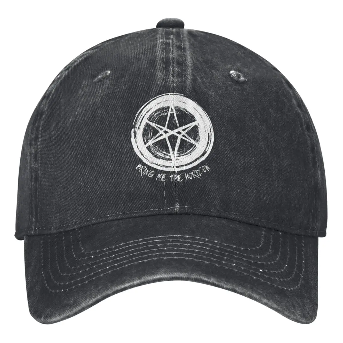 BMTH Bring Me The Horizons Denim Baseball Cap British Rock Music Band Trucker Dad Hat Summer Men Casual Sun-Proof Snapback Cap