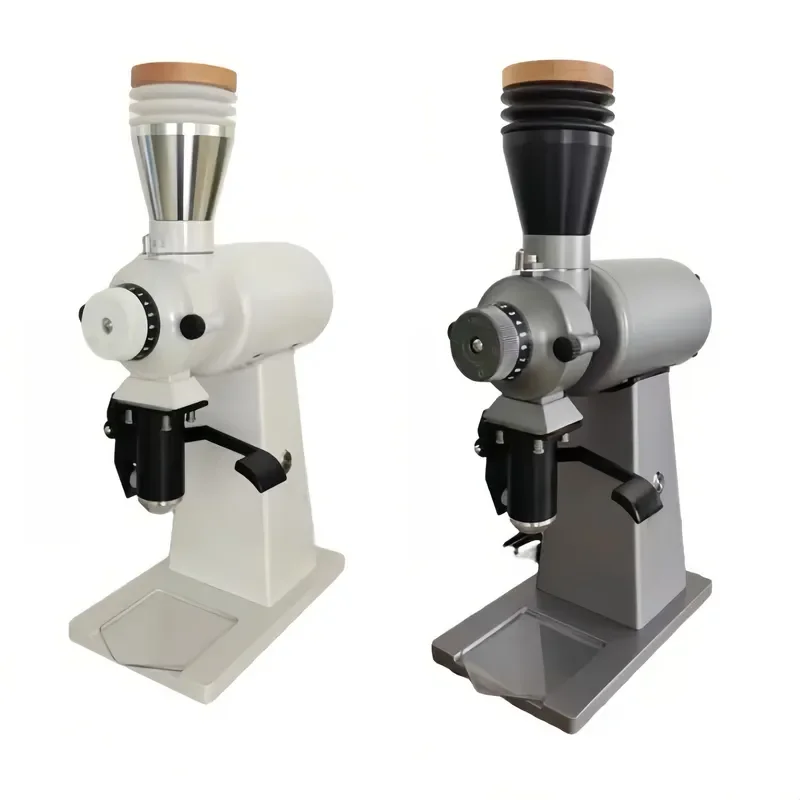 90mm Flat Burr Coffee Grinder Titanium Coated Professional Electric Mill for Cafe Shop Home Use High Precision Grinding