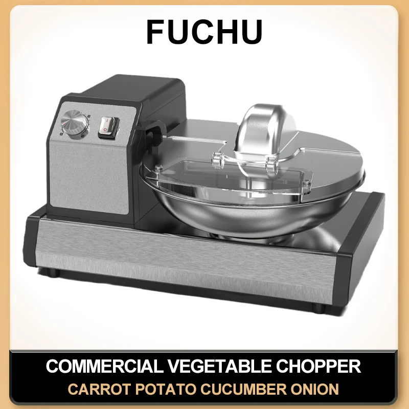 

Commercial 5.5L Multifunction Meat Bowl Cutter Mixer and Vegetable Chopper Professional Food Processor