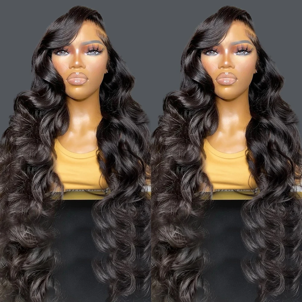 30 36 Inch Transparent 13x6 Body Wave Lace Front Human Hair Wigs Brazilian 13x4 Lace Frontal Wigs For Women 360 Full Lace Wigs