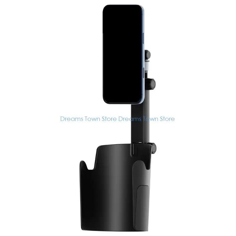 Double Function Cup Holder Phone Stand Rotatable Car Phone Mounts for Car Fit Coffee Cups & 4 to 7 Inch Phones