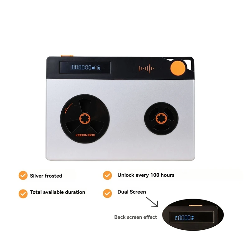 Portable Phone Timed Lock Box And Self-Controlled Timed Locker To Help Students And Prevent Excessive Gaming