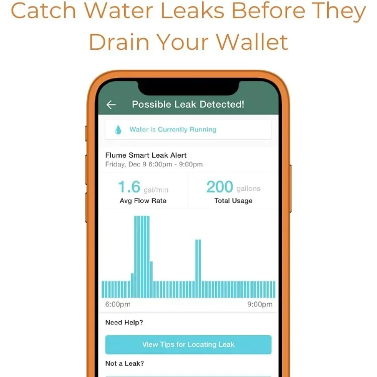 Smart Home Water Monitor & Water Leak Detector: Detect Water Leaks Before They Cause Damage