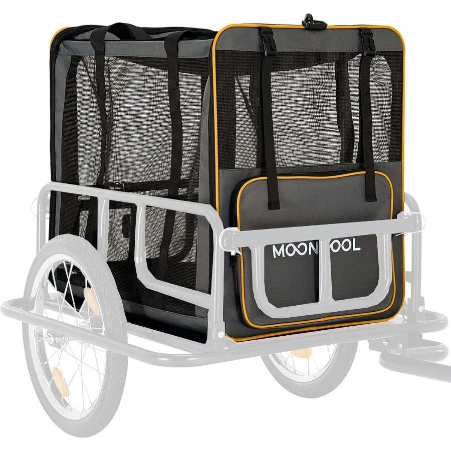 

Складная сумка-переноска для домашних животных с грузоподъемностью 30 фунтов и объемом 99 л для средних и больших собак, устойчивые к царапинам сетчатые панели для воды