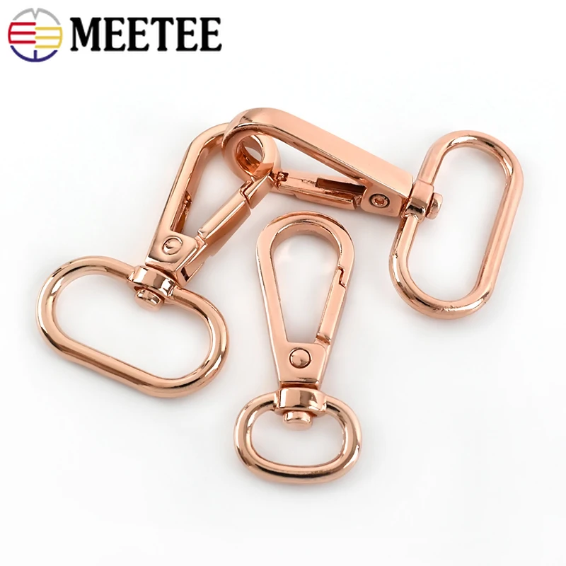

5/10Pcs 13-38mm Metal Swivel Lobster Clasp Bag Strap Buckle Keychain Webbing Connector Trigger Snap Hook Pet Collar Accessories