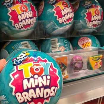 5 Surprise Mini Brands Series 1 by ZURU Mystery Real Miniatu...
