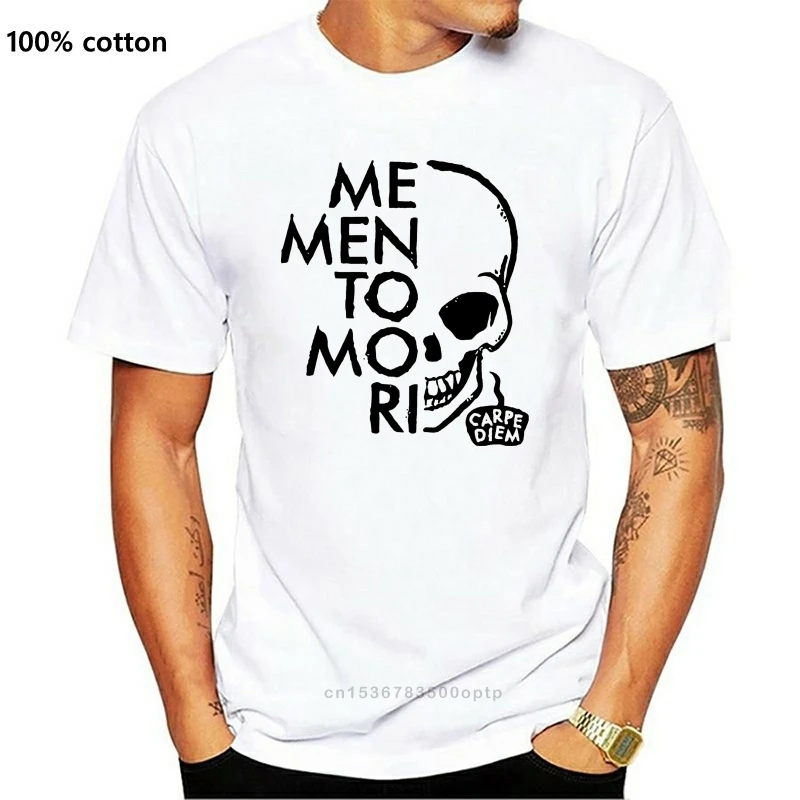 Camiseta Unisex para hombre y mujer, camisa divertida (S-XXXL), mito Mori Carpe Diem, novedad