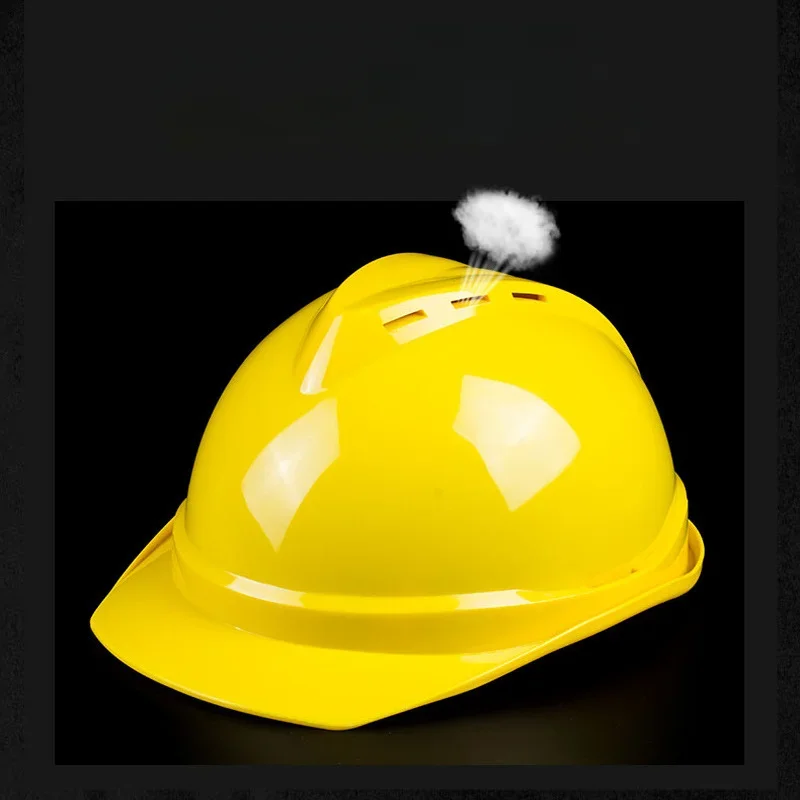 Adjsutable ThickenedOutdoor Working Safety Hard Hat Construction Workplace ABS Material Protective Cap