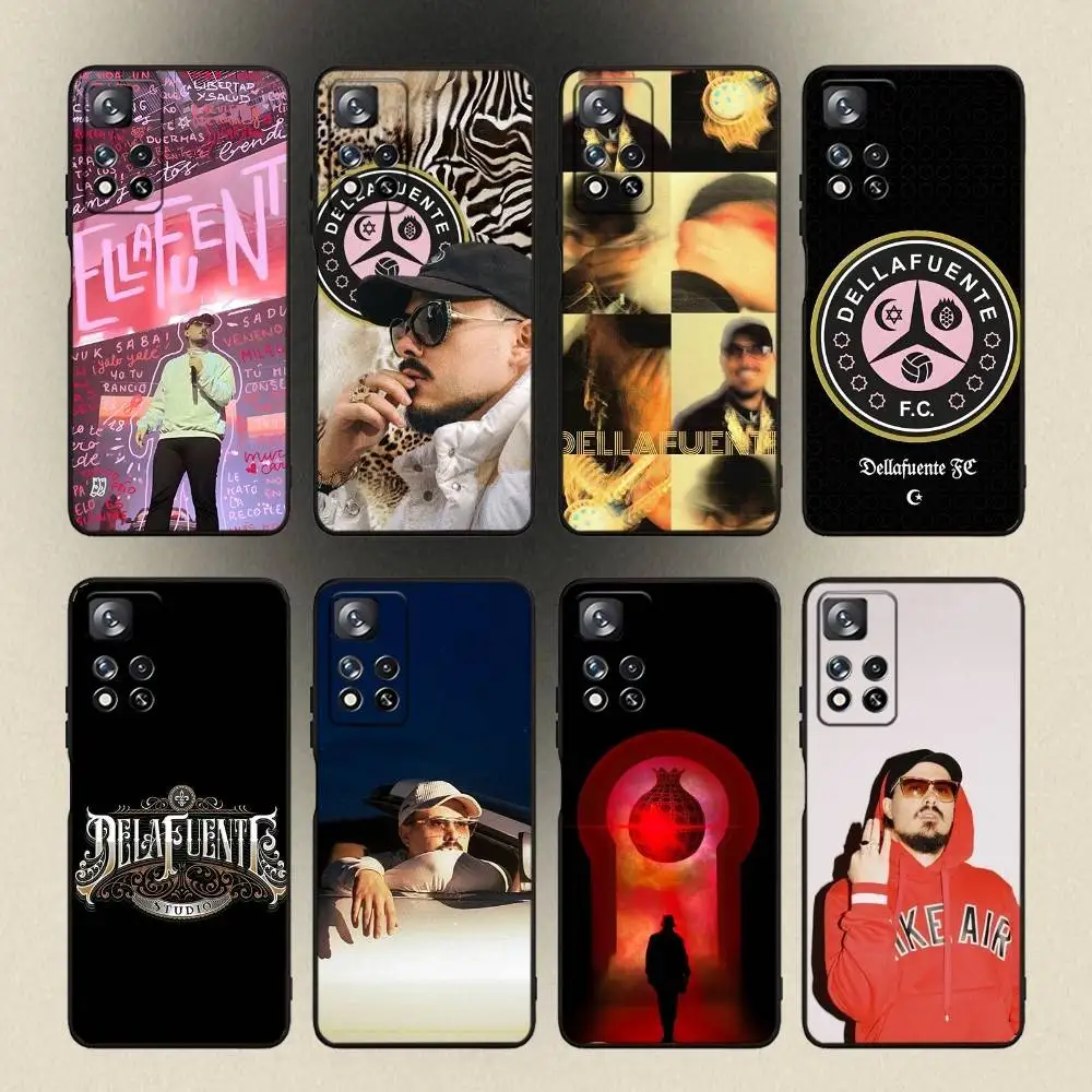 

D-Dellafuente Rapper Phone Case For Samsung Galaxy A 91,80,73,72,53,52,51,22,5G,Plus,J,Note Soft Black Cover