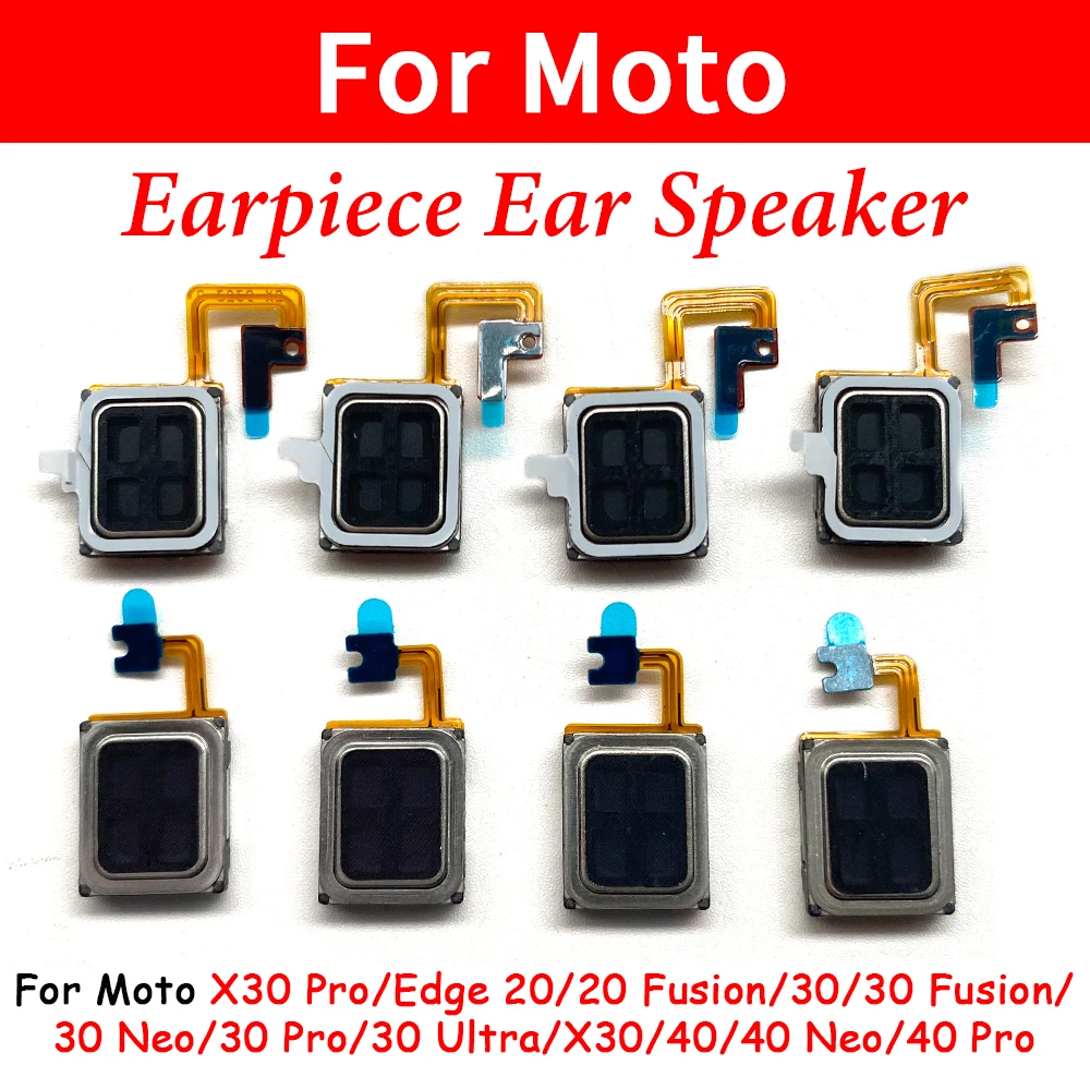 Front Top Earpiece Earphone Ear Speaker Sound Receive For Moto Edge 20 30 40 50 Neo Fusion Pro Ultra